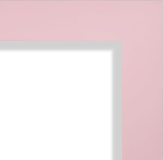 Vittanly 10 Pack Picture Frames Collage Wall Decor, Gallery Frame Set for Wall Mounting or Tabletop Display, Multi Sizes Including 2pcs 8x10, 4pcs 5x7, 4pcs 4x6, Pink