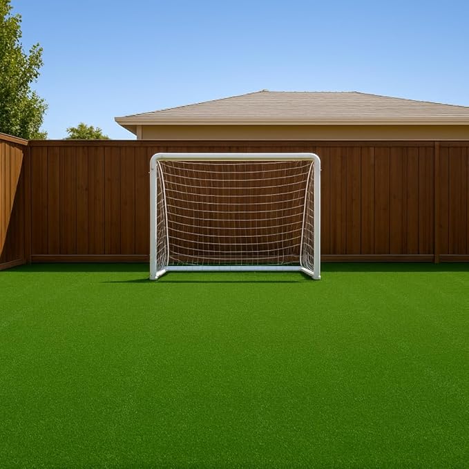 Ottomanson Artificial Turf Golf Hitting Mat 6'6" x 23' Indoor/Outdoor Waterproof Synthetic Fake Grass for Putting Practice Baseball Football Sports Gym Backyard, Custom Size 2' up to 30'