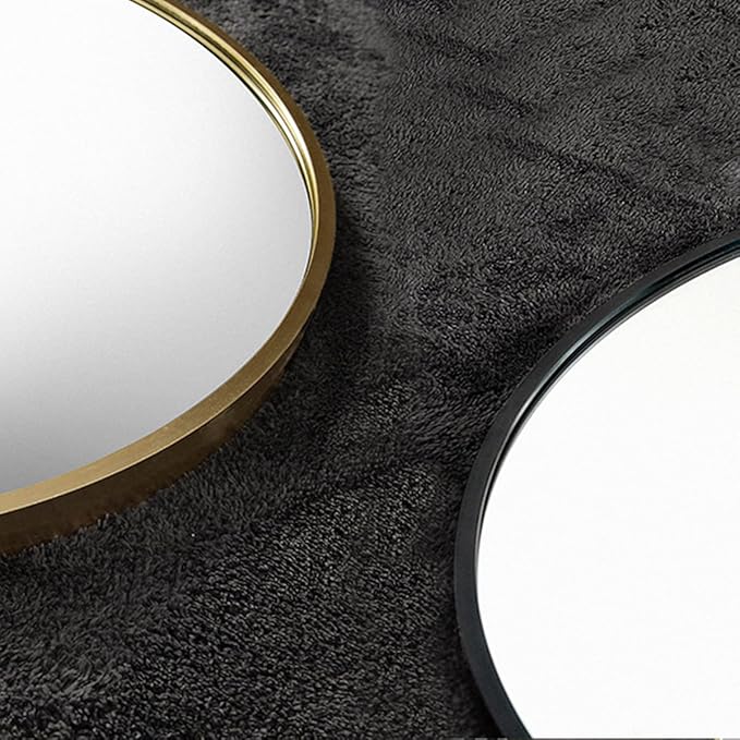 Otlsh 16"50" Arch Wall Mirror, Over The Door, Thin Frame Aluminum Alloy