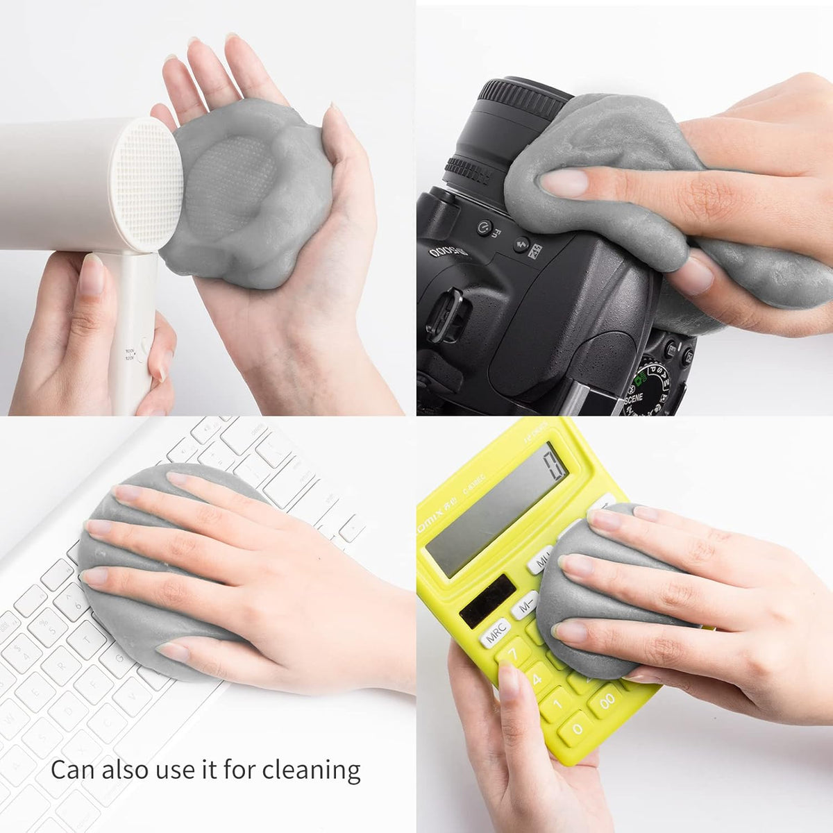 CLICK CLEAN Cleaning Gel for Car, 7oz Car Detailing Tools, Cleaning Putty Gel, Car Interior Cleaner Universal Dust Cleaner for Keyboard, Laptop, Air Vents