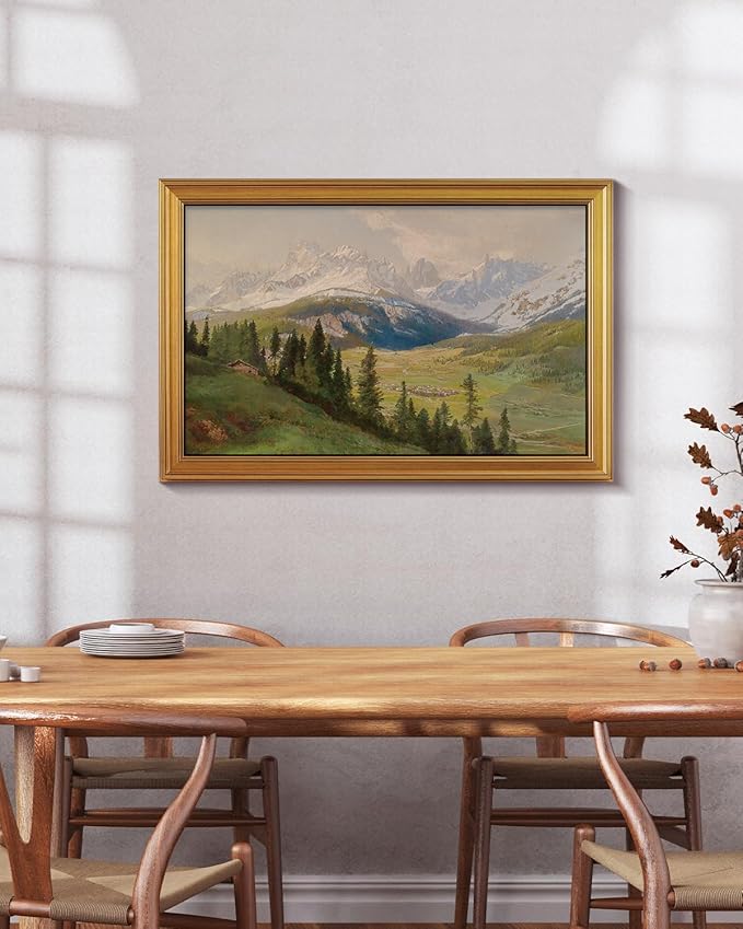 VIYYIEA Vintage Gold Framed Wall Art