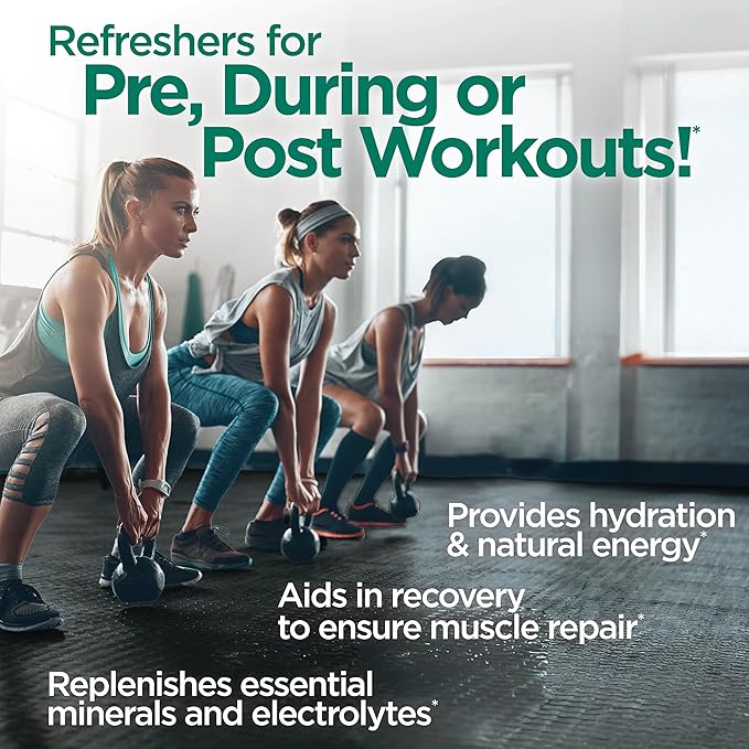 COUNTRY FARMS Refreshers, Super Greens and Electrolytes, Essential Minerals and Superfoods, Hydration Support, Promotes Natural Energy, with Fiber, Watermelon, 30 Servings