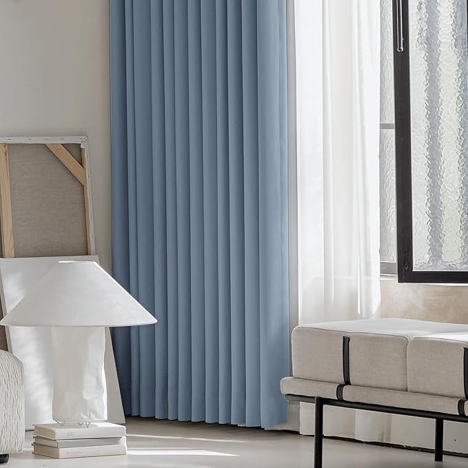 FMFUNCTEX 100% Blackout Curtains