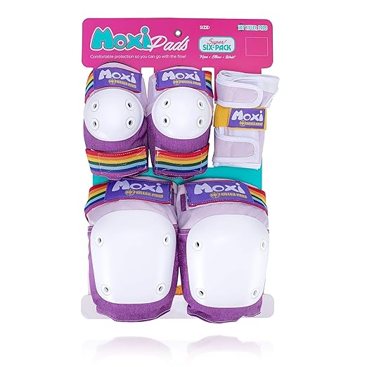 187 Killer Pads Six Pack Pad Set, Elbow Pads, Knee Pads, and Wrist Guards - Ideal for Skateboarding, Roller Skating, and Inline Skating