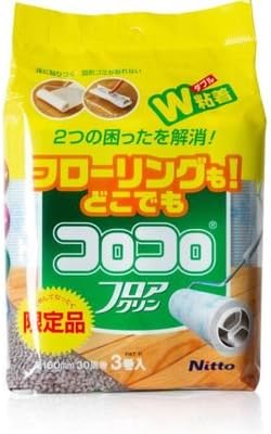 UNIKON Pet Hair Lint Roller Refills Pet Hair Removal Refills, Japanese Sticky Mop Refill 180 Sheets, 6 Packs