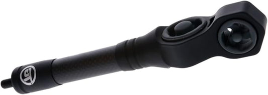 TRUGLO Cadence Vibration-Dampening Noise Reducing Lightweight 8" Hunting Archery Bow Stabilizer for Improved Bow Balance & Stability