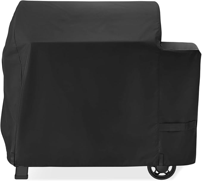 Cover for Weber Searwood XL 600 Wood Pellet Grill, Heavy Duty Smoker Grill Cover Waterproof Weather Resistant Outdoor