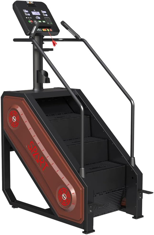 SPART Stair Stepper Machine, Commercial Stair Climber with LED Screen, Stair Exercise Machine with 15 Speed Levels, Speaker, Fan Cooling, Wireless Charge and Safety Key for More Fun in Home Gym
