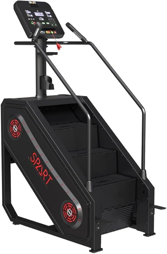 SPART Stair Stepper Machine, Commercial Stair Climber with LED Screen, Stair Exercise Machine with 15 Speed Levels, Speaker, Fan Cooling, Wireless Charge and Safety Key for More Fun in Home Gym