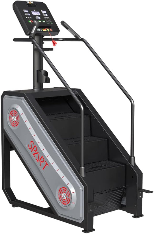SPART Stair Stepper Machine, Commercial Stair Climber with LED Screen, Stair Exercise Machine with 15 Speed Levels, Speaker, Fan Cooling, Wireless Charge and Safety Key for More Fun in Home Gym