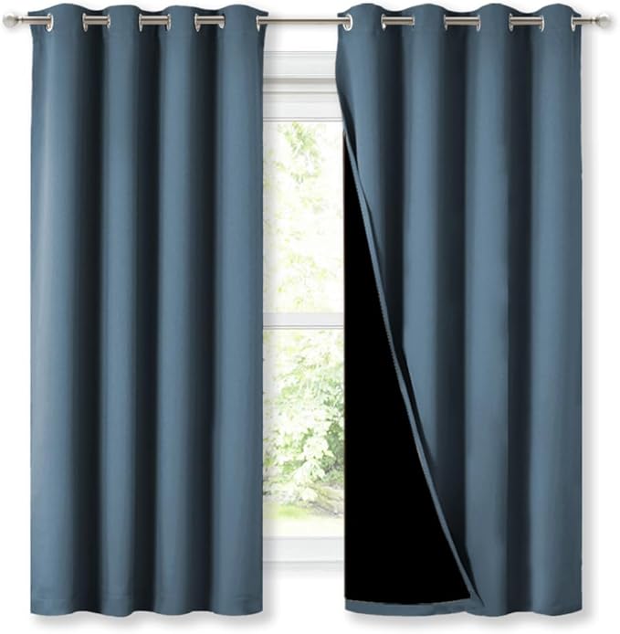 NICETOWN Extra Long Truly Blackout Drapes