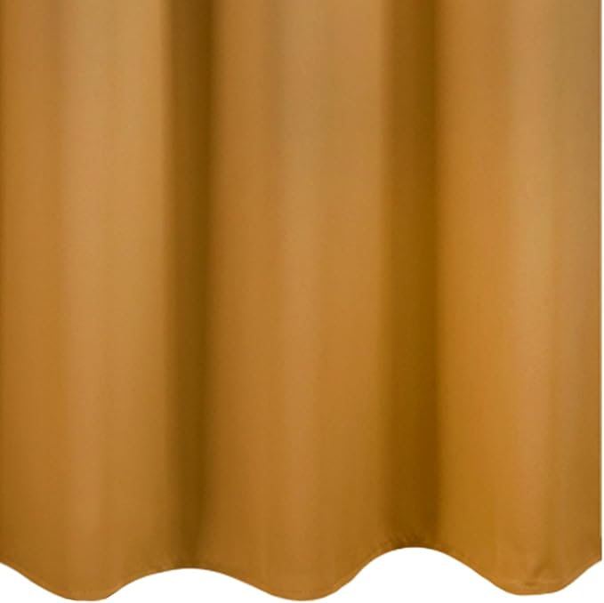 LEMOMO Blackout Curtains 42 x 63 inch/Mustard YellowCurtains Set of 2