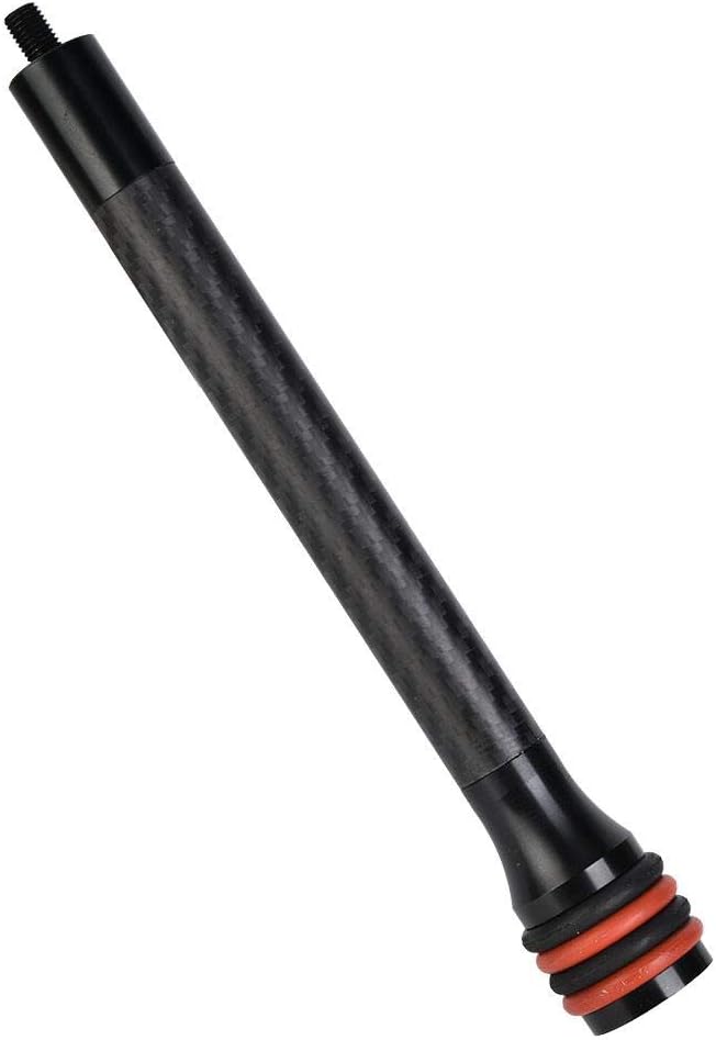 Life 8 inch Bow Arrow Shock Absorber, Carbon Fiber Rubber Archery Accessories for Sports Hunting, Compound Bow Stabilizer Accessory for Limb