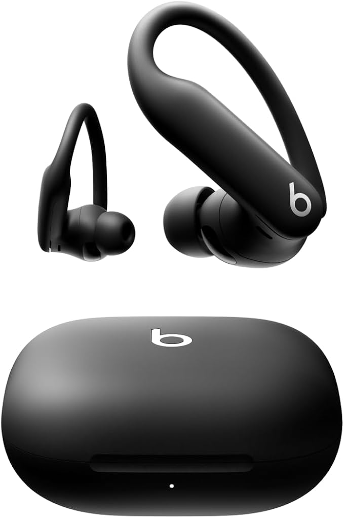 Beats Powerbeats Pro 2 Wireless Bluetooth Earbuds - Noise Cancelling, Heart Rate Monitor, IPX4, Up to 45H Battery & Charging Case, Works with Apple & Android - Jet Black