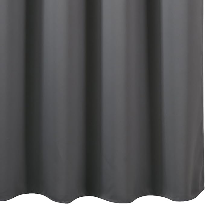 LEMOMO Blackout Curtains 52 x 90 Inch Long Frost Grey Curtains Set of 2 Panels