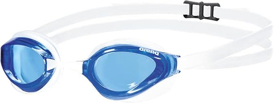ARENA Unisex Python Racing Swim Goggles for Men and Women Anti-Fog No Leak Max Comfort Dual Strap, Mirror/Non-Mirror Lens