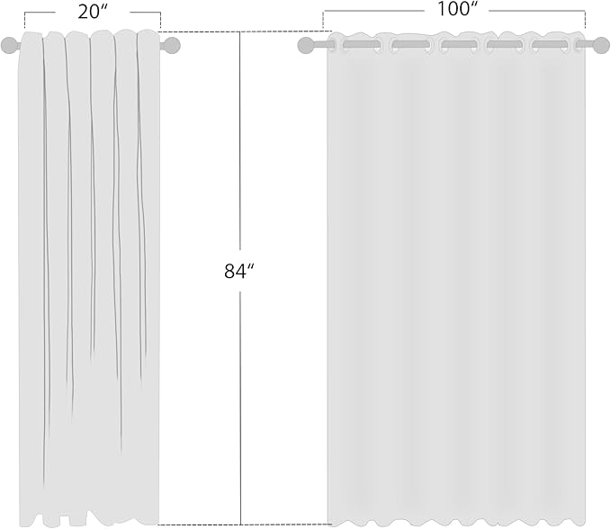 NICETOWN Blackout Curtain for Patio Sliding Door