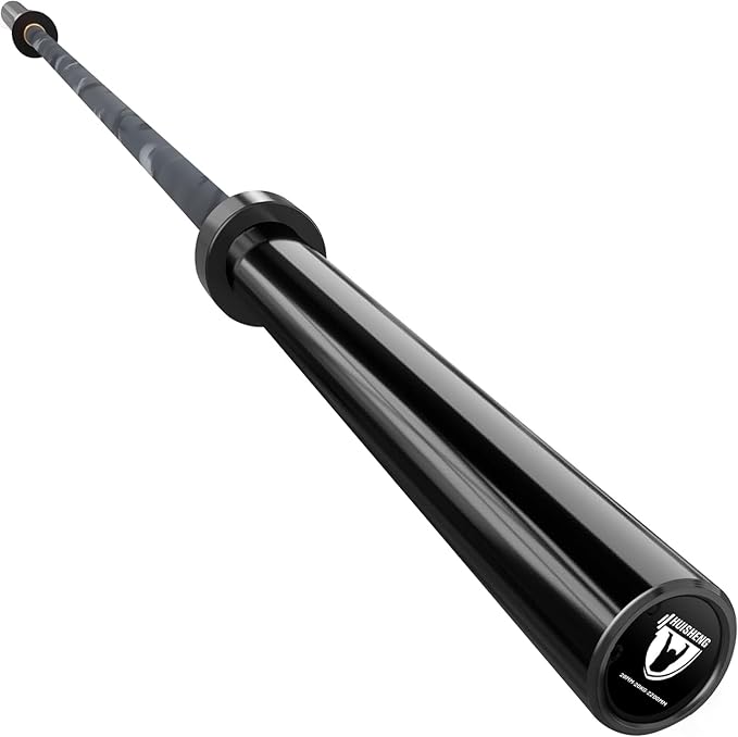 7ft Olympic Barbell for Strength Training and Olympic Weightlifting, 500 700 1000LBS Capacity Available, 2 Inch Bar for Squats, Home Gym Fitness Equipment, Bench Press, Deadlift,Powerlifting