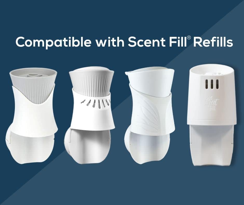 Scent Fill Fresh Deodorizer Plug in Air Freshener, 4 Scented Oil Refills