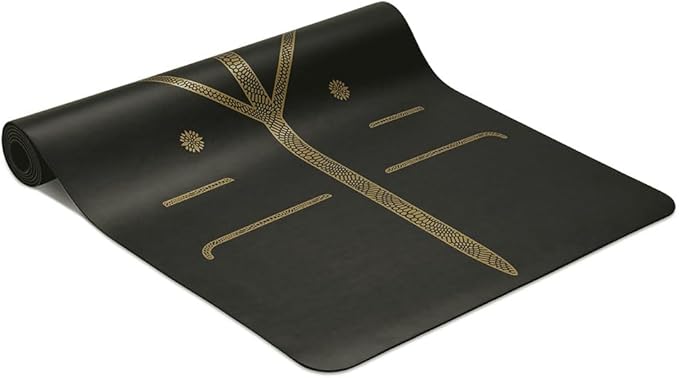 Liforme Printed Yoga Mat Collection - Free Yoga Bag Included - Patented Alignment System, Warrior-like Grip, Non-Slip, Eco-friendly, Sweat-resistant, Long, Wide and Thick for Comfort