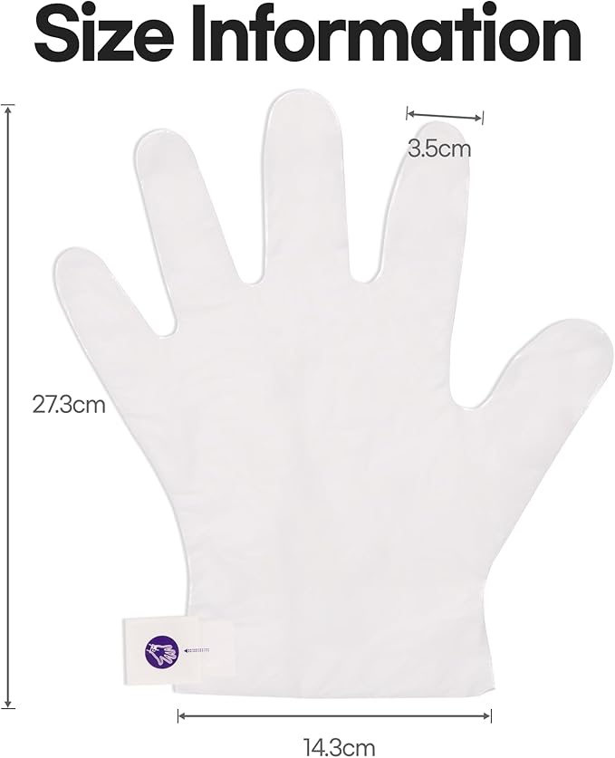Epielle Hydrating Hand Masks 6 Pairs, Deep Moisturizing Gloves for Dry, Cracked Hands, Relieve and Soften with Shea Butter & Jojoba Oil, Korean Skin Care, Spa Set, Self Care Gifts for Women