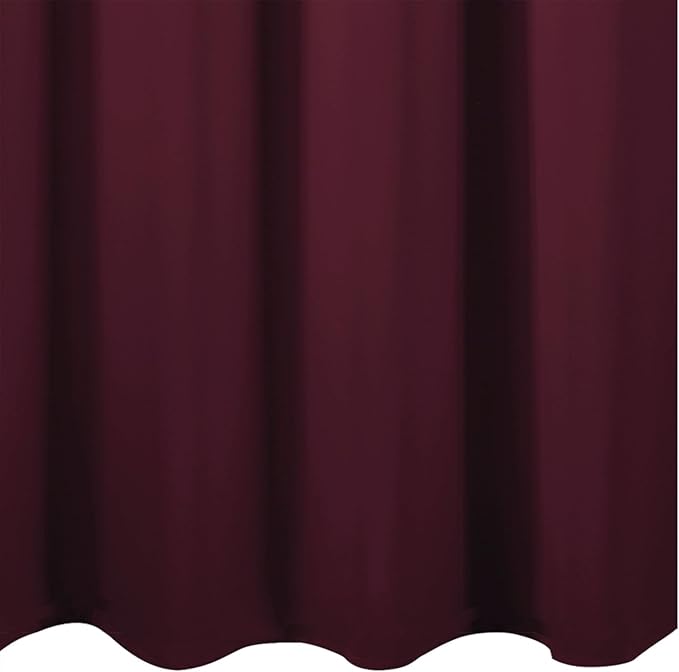 LEMOMO Blackout Curtains 52 x 120 Inch Long Burgundy Red Curtains Set of 2