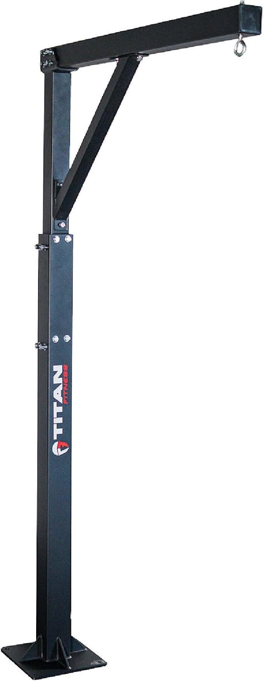 Titan Fitness Single Tree Heavy Bag Boxing Stand, Two Adjustable Heights, Rated 300 LB Capacity, Cardio Boxing Equipment