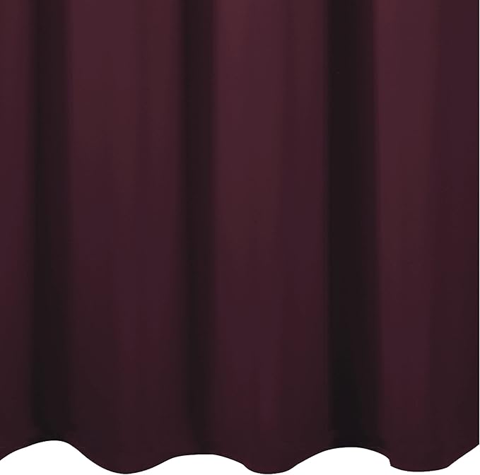 LEMOMO Burgundy Blackout Curtains 38 x 54 Inch Length/Set of 2 Curtain
