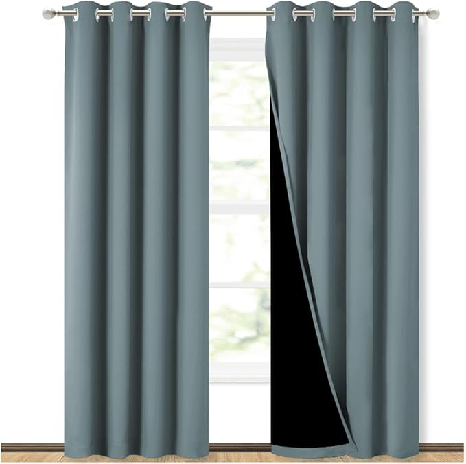 NICETOWN 100% Blackout Curtains