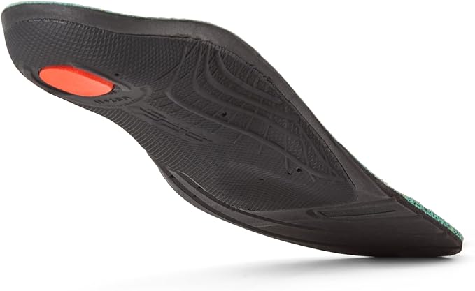 Icebug Comfort Insoles with Dynamic Arch Support, Charcoal High Arch, M 7/W 8.5-9