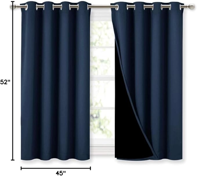 NICETOWN 100% Blackout Curtains
