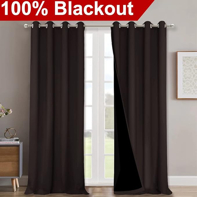 NICETOWN 100% Blackout Curtains
