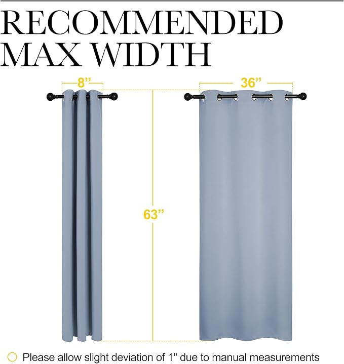 NICETOWN Bedroom Blackout Curtains