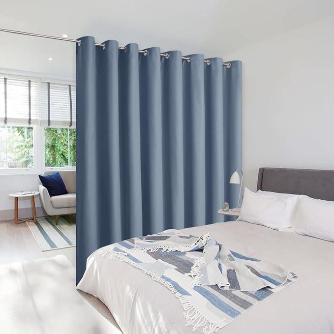 NICETOWN Closet Door Curtain, Room Separator Heavy Curtains Screens Partitions