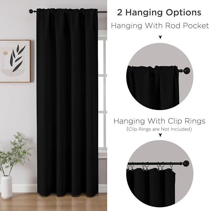 CUCRAF Custom Blackout Curtains