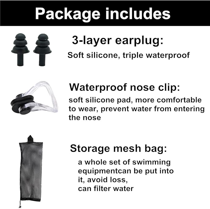 Snorkel Swim Training Practice Freestyle Learn to Swim for Pool Swimming and Open Water Snorkeling