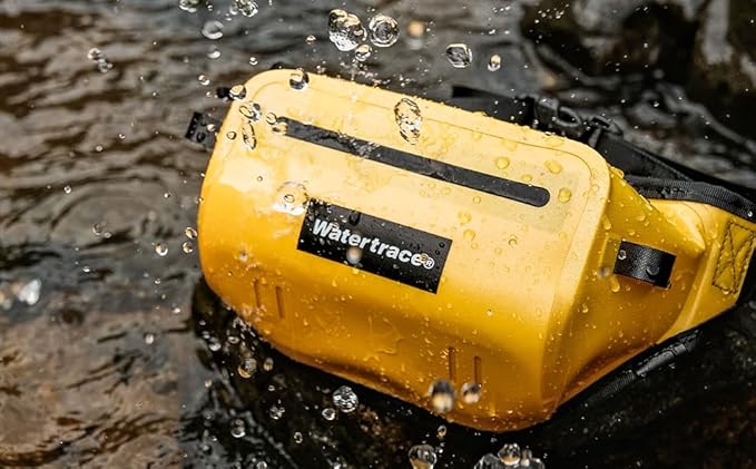 Waterproof Fanny Pack Snorkeling Bag Waist Bag For Canoe Kayaking Rafting Surfing Swimming Boating Storage Pack Paddle Board (Yellow)