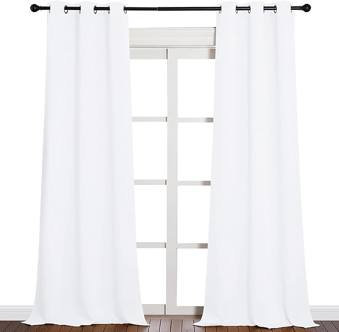 NICETOWN Solid Window Curtain Panels, 42 x 90