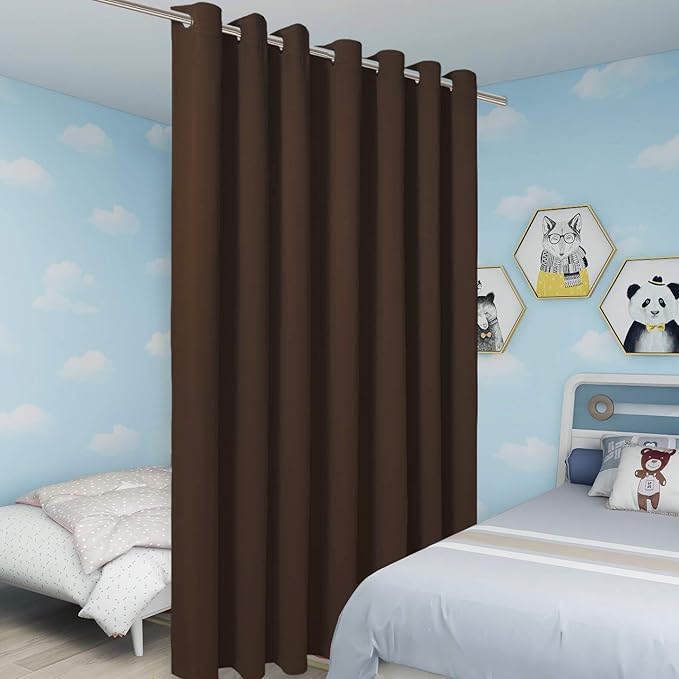 BONZER Extra Wide Room Divider Curtain Screen Partitions Total Privacy Wall