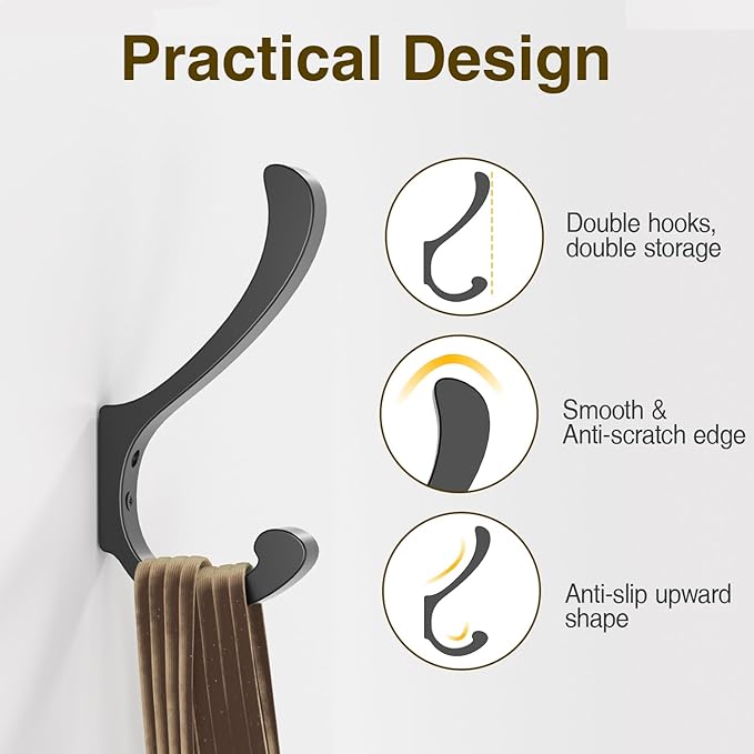 Hanging Coat Hooks Wall Mount