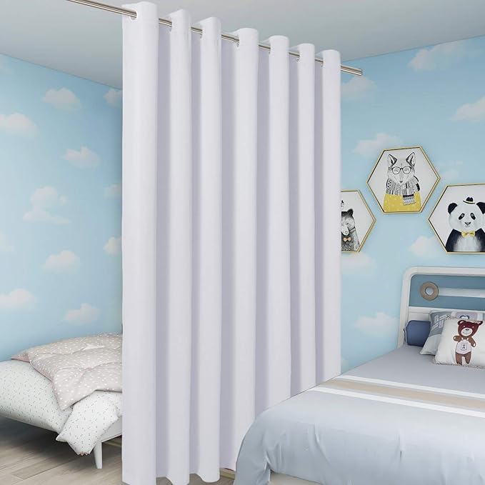 BONZER Extra Wide Room Divider Curtain Screen Partitions Total Privacy Wall
