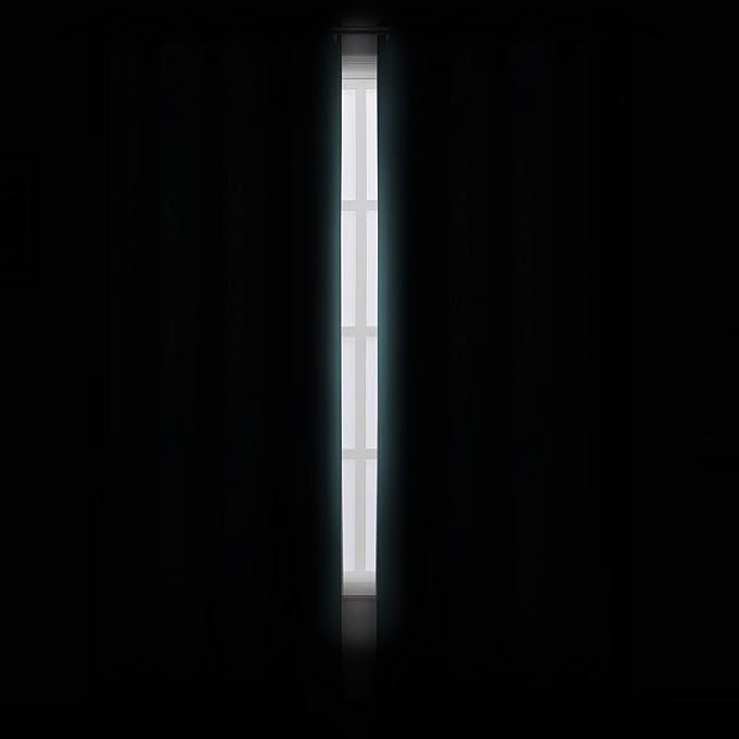 LEMOMO Sea Teal Thermal Blackout Curtains/52 x 84 Inch/Set of 2 Panels Room