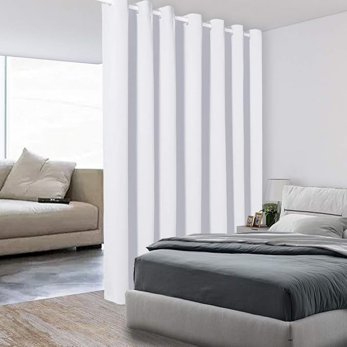 BONZER Extra Wide Room Divider Curtain Screen Partitions Total Privacy Wall