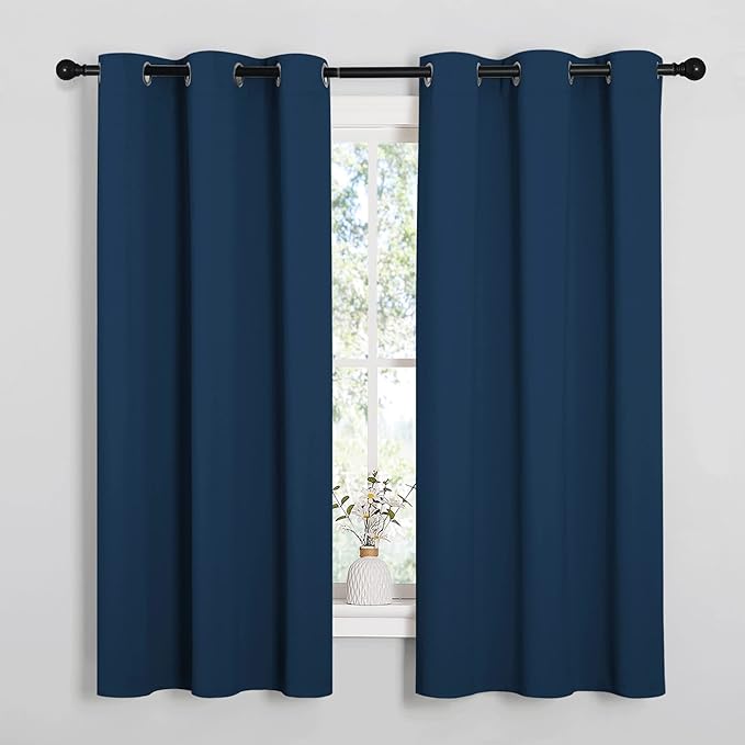 NICETOWN Bedroom Curtain Panels Blackout Draperies, Thermal Insulated Solid