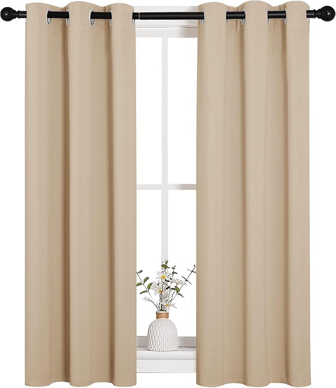 NICETOWN Room Darkening Curtain Panels