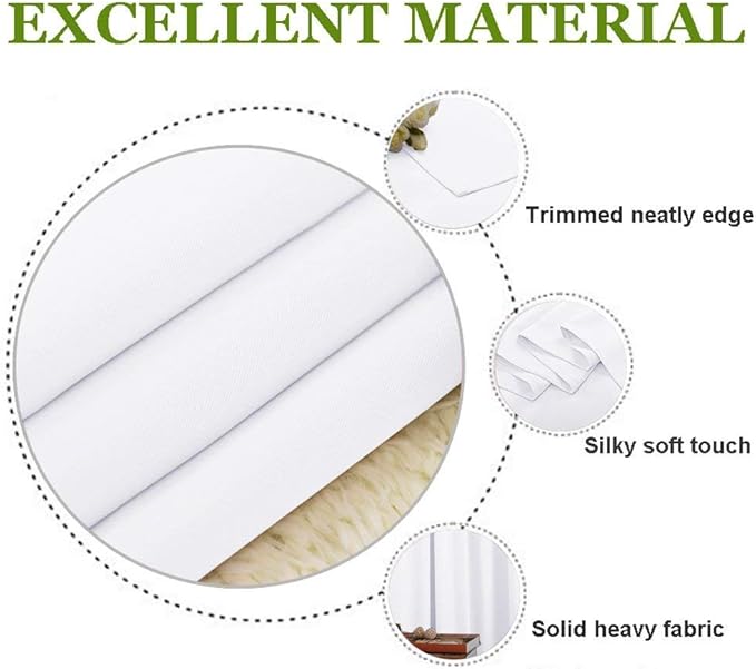 NICETOWN Draperies Curtains Panels, Blocking Out 50% Sunlight Window Treatment