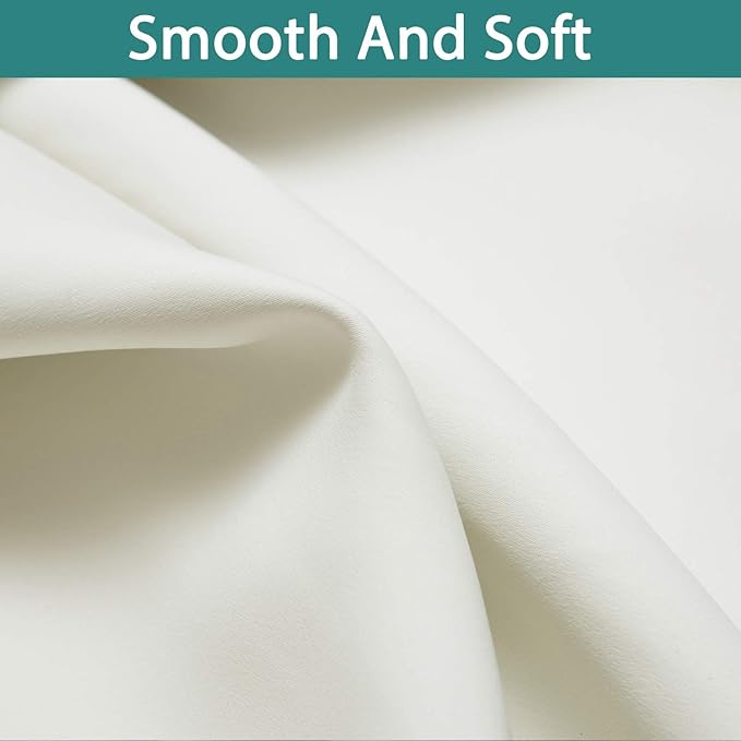 Yakamok Extra Wide 100% Blackout Full Shading Curtains