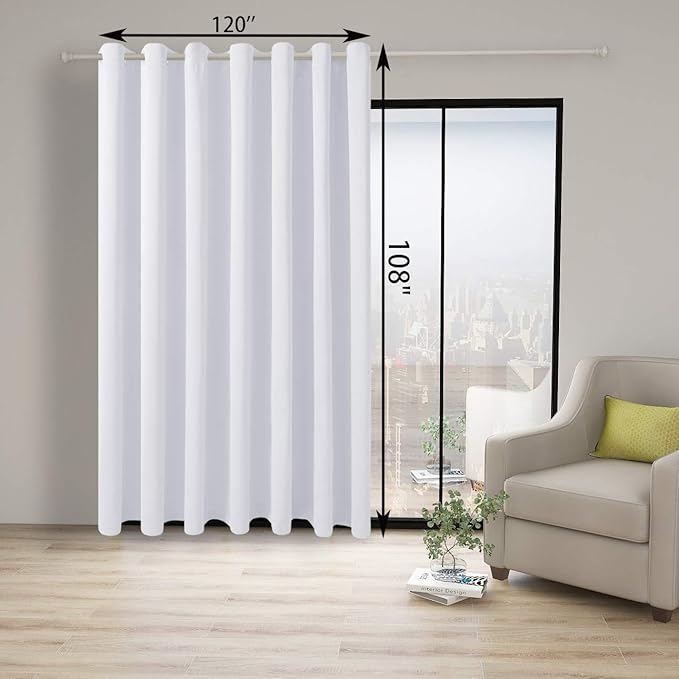 BONZER Extra Wide Room Divider Curtain Screen Partitions Total Privacy Wall