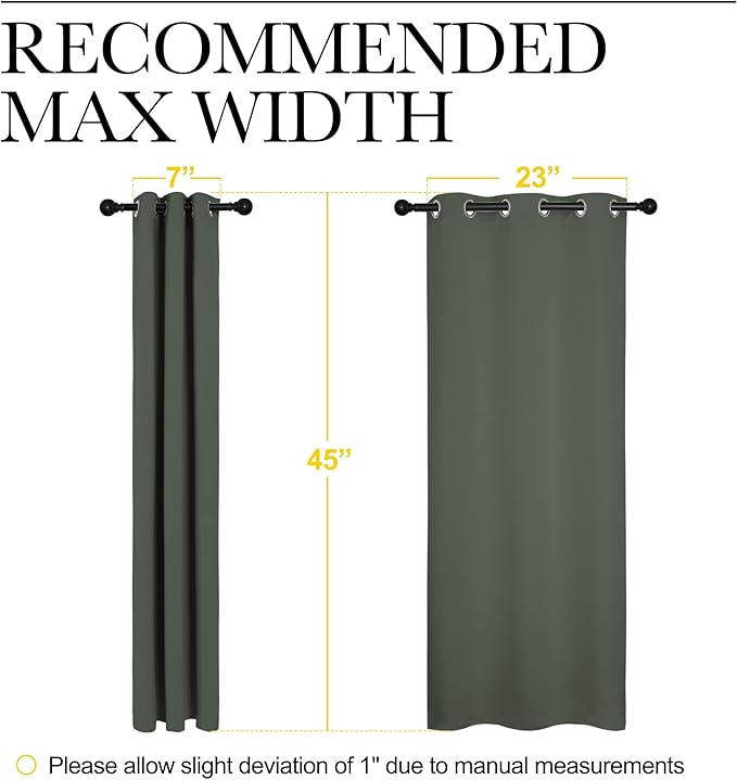 NICETOWN Blackout Curtain Panels