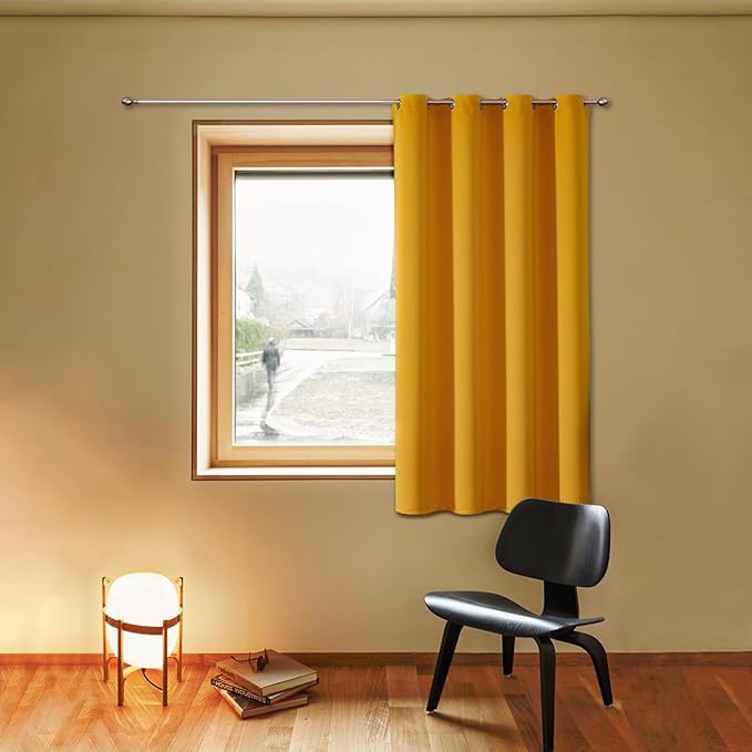 ChrisDowa Grommet Blackout Curtains